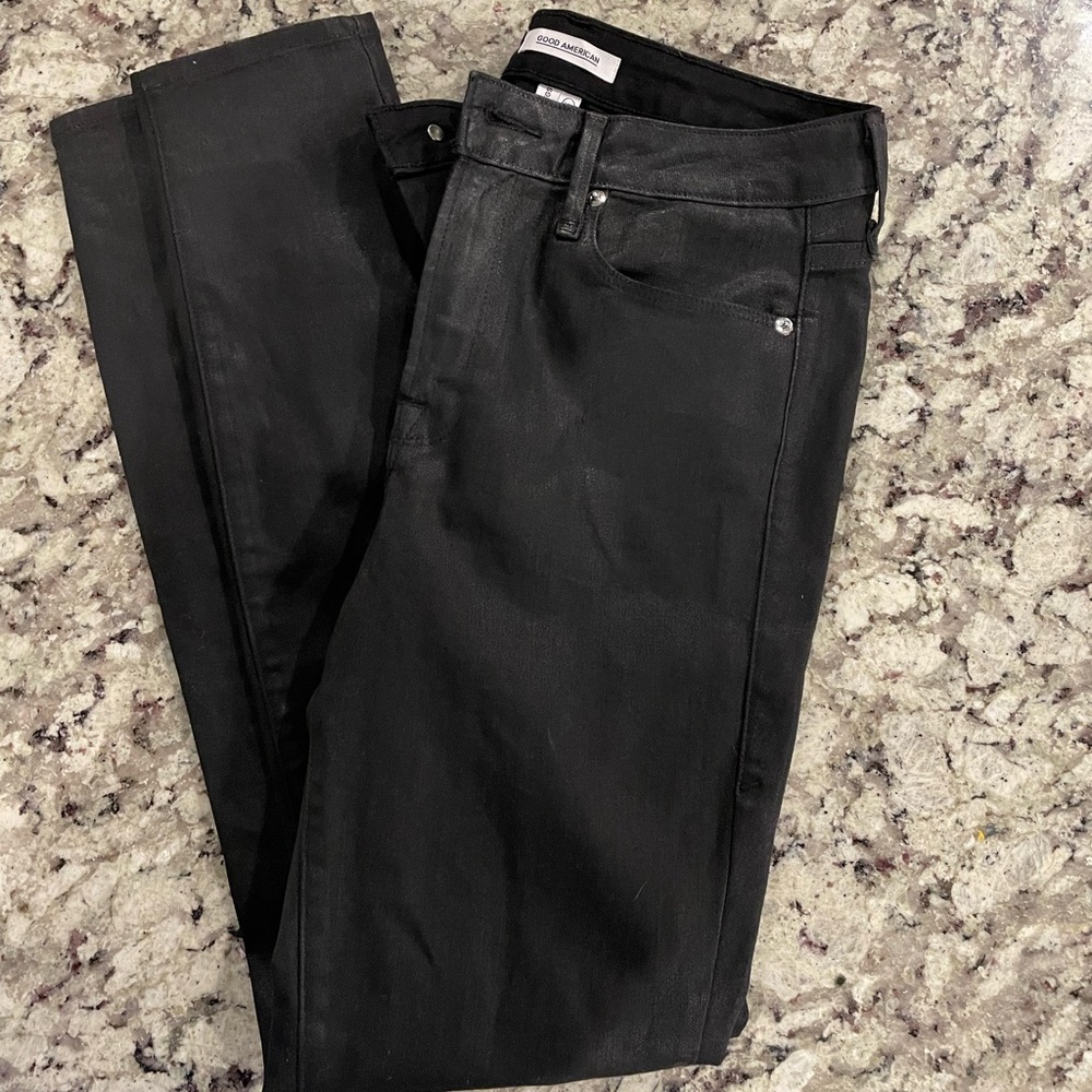 Shiny Good American Jeans Size 6, worn once